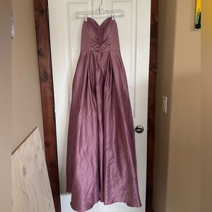 Mauve prom dress